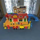 Vintage 1986 ~ Fisher Price Little People Main Street With Most Accessories