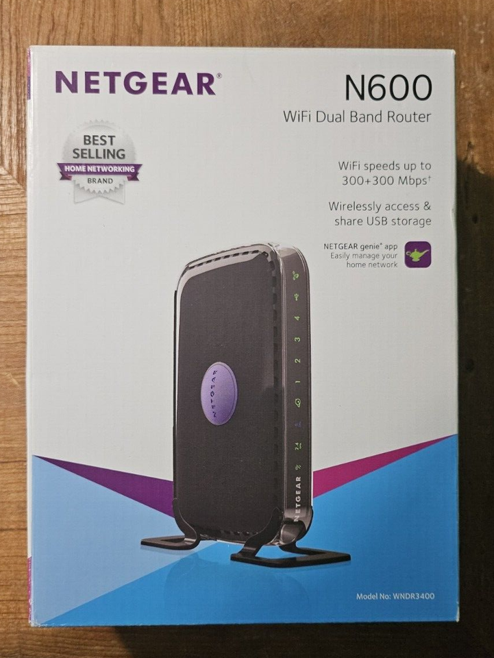 Routeur Wi-Fi Double Bande NETGEAR N600 WNDR3400 - Occasion Excellent état