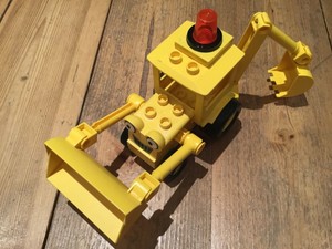 LEGO DUPLO YELLOW DIGGER VEHICLE SCOOP FROM BOB THE ...