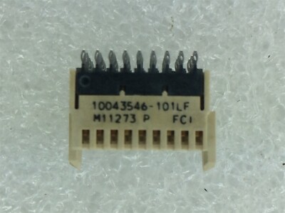 10043546-101LF FCI CONN RCPT HIGH SPEED 54POS PCB ROHS 5 PIECES