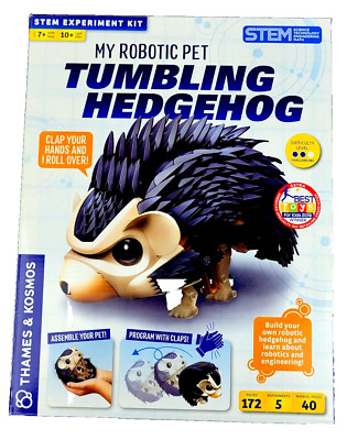 Thames & Kosmos My Robotic Pet Tumbling Hedgehog Build Your Own Sound STEM    KM