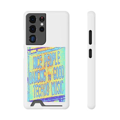 Phone Case With Card Holder Techno