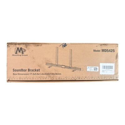 Mounting Dream Soundbar Mount Sound Bar TV Bracket with Holes/Without Holes 