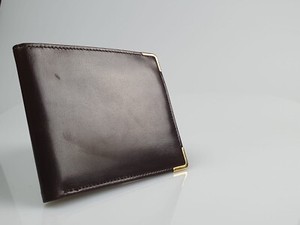 Brown Leather Bifold Wallet (110 x 95mm) New in Box - 340