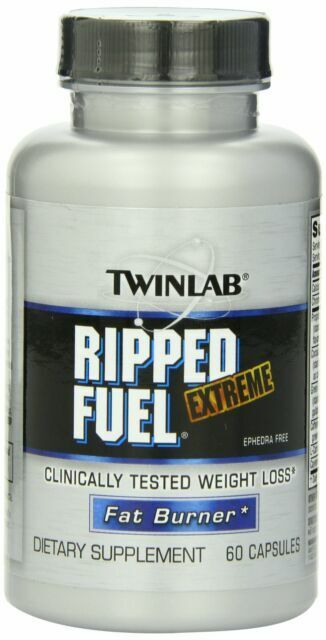 Twinlab Ripped Fuel Extreme Weight Loss Supplement Capsule - 60 Count for  sale online