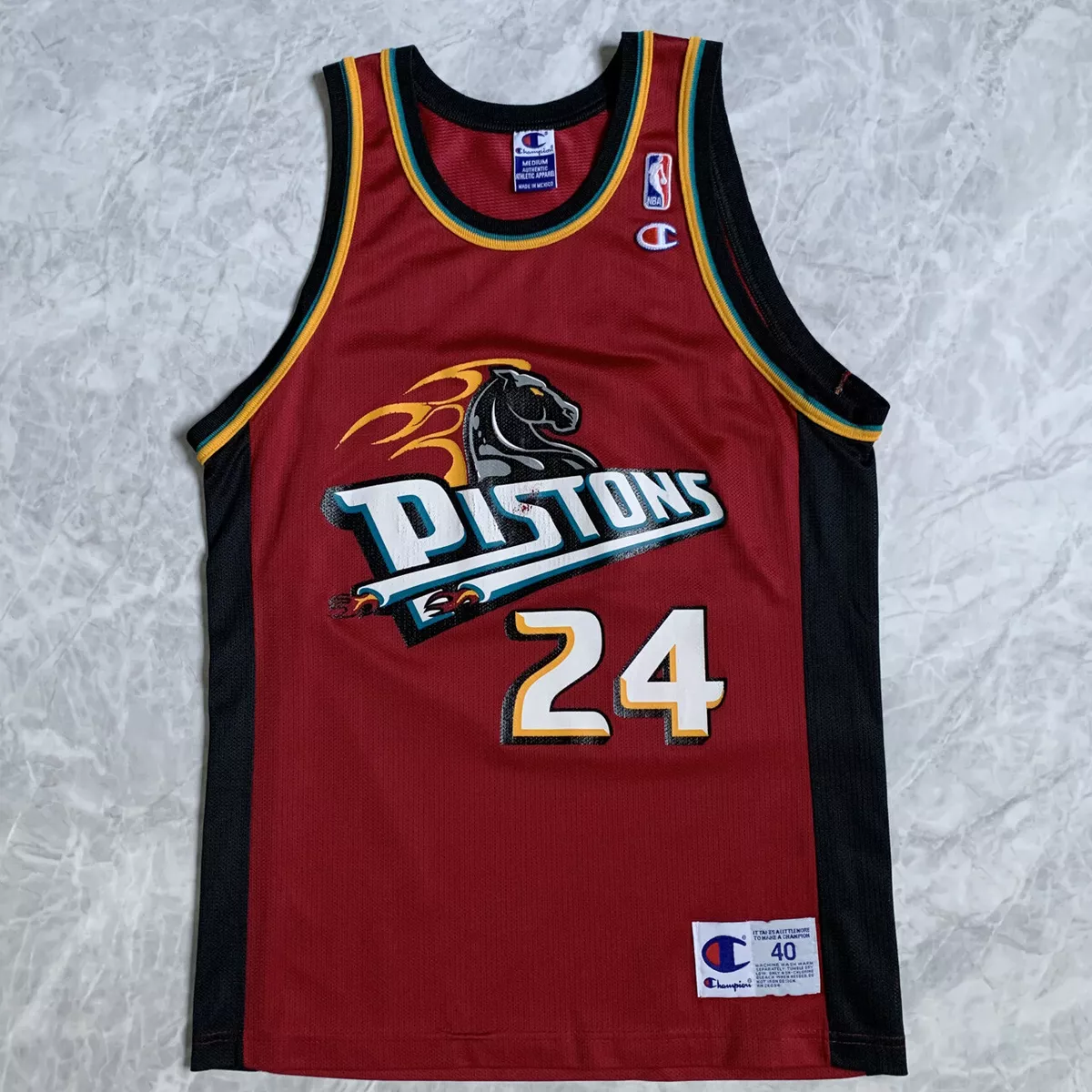 osc90 Champion Detroit Pistons Vintage Jersey