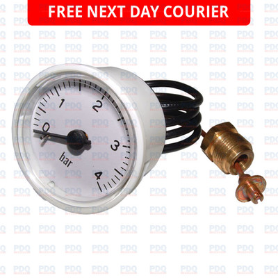 Ferroli Tempra 12-18, 24 & 30 Manometer 39806330 - ORIGINAL, NEU & KOSTENLOSER VERSAND