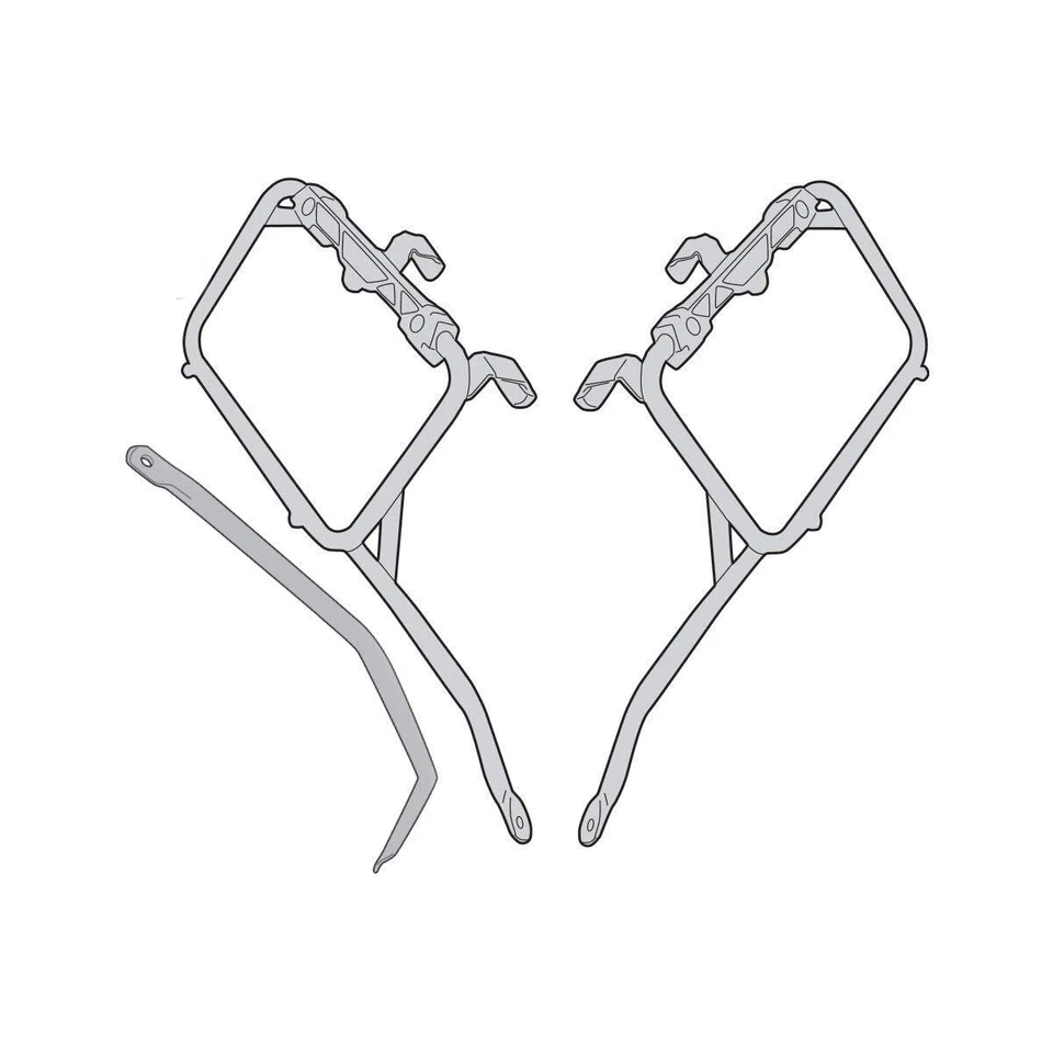 Soporte de alforja GIVI PL1161CAM para fundas Trekker Outback para Honda CRF1000L Afr Foto 2 de 2