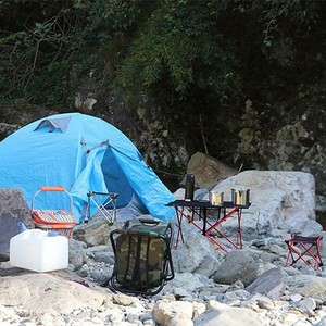 Details About Folding Camping Chair Backpack With Picnic Bag Hiking Camouflage Seat Table Bag