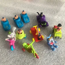 McDonalds Toy Lot Mayor McCheese Animaniacs Baby Gonzo Lucy Road Runner Bat Woma