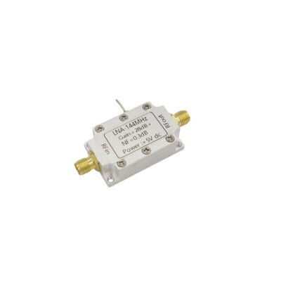 VHF RF Low Noise Amplifier Module 144MHz LNA 50ohms 28dB+ SMA Female Connector