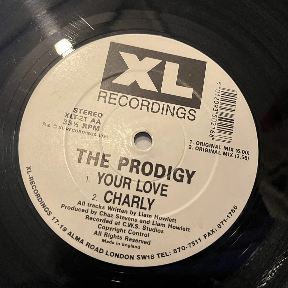 [EDM/DANCE]~VG 12"~The PRODIGY~Charly~Your Love~Pandemonium~[1991~XL]~UK Import~ Foto 4 de 4