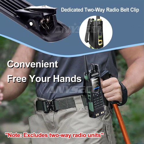 Oryginalny klips do paska Baofeng UV-32 DM-32 Walkie Talkie Carry Holster Case - Zdjęcie 3 z 10