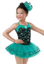 NEW Weissman Dance Costume Skate Dress "Thank Heaven" Ballet 6629 Child SC