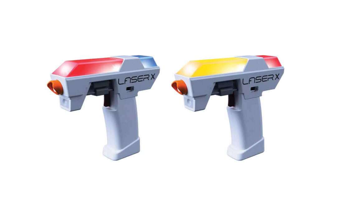 2 BLASTERS - Laser X Two Player Micro B2 Blaster Laser Tag