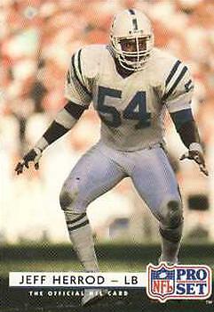 1992 Pro Set #194 Jeff Herrod Indianapolis Colts | eBay