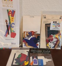 5 School Themed Craft Embellishments 4 Cards, Scrapbooks Die-Cuts, Border 158