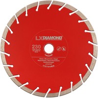 Lxdiamond Diamant-Trennscheibe 230 Mm Beton Stein Mauerwerk Ziegel Waschbeton