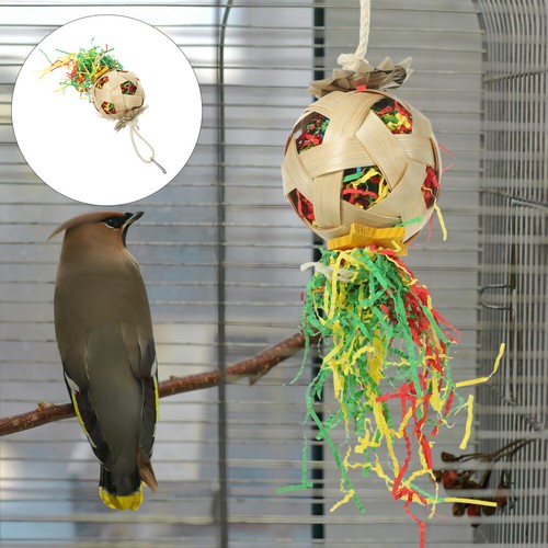 Shredding Toy for Parrot Bird Chewing Toy Bird Hanging Chew Toy Bird en ligne Toy for