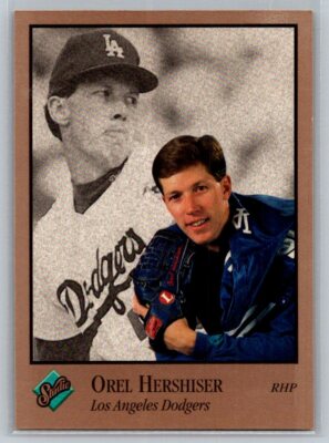  1992 Studio Baseball #44 Orel Hershiser - Los Angeles Dodgers 