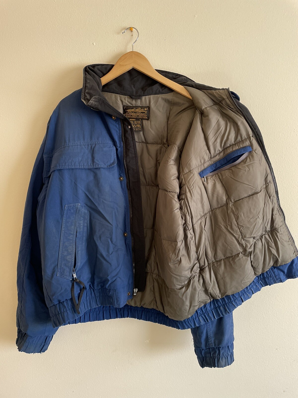 vintage eddie bauer down jacket Gem