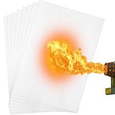 8PCS High Temp Gasket Paper 7"x10"x1/8" Ceramic Fibre Insulation Sheet