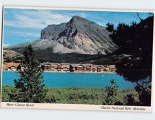 Postcard Many Glacier Hotel Glacier National Park Browning Montana USA