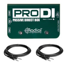 Radial Engineering ProDI Direct Box Bundle with Instrument Cables