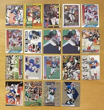 Thurman Thomas Lot Of 19 With Rare Braille/Insert/Mixed Brand 1990-2000 NM-MT