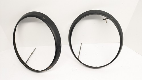Porsche 356 911 headlight Trim Rings lot - Picture 13 of 23