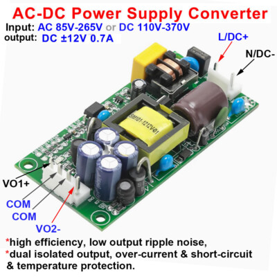 AC-DC Switching Power Supply Board Module AC110V 220V 230V to DC ±12V