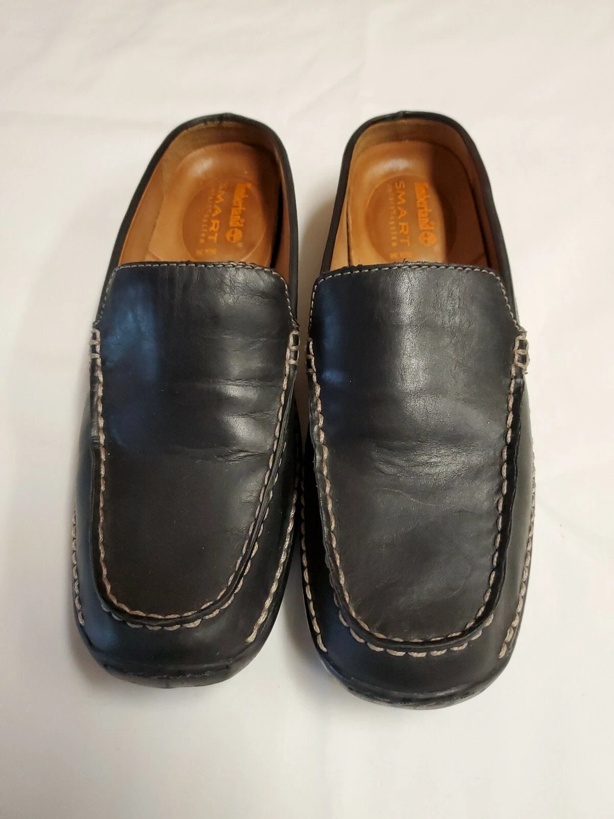 Scarpe Timberland eleganti da donna nere in pelle slip on mule taglia 6 1 2