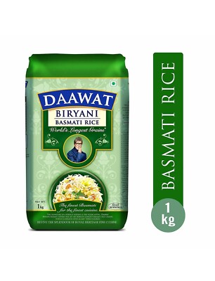 Daawat Biryani Basmati Rice, 1 kg (Free shipping world)