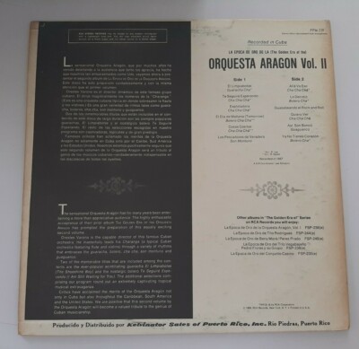 【中古】 Segunda Generacion / Orquesta Aragon Orquesta Aragon La Epoca De Oro Vol. II RCV FPM-239 VG+ #3233 | eBay