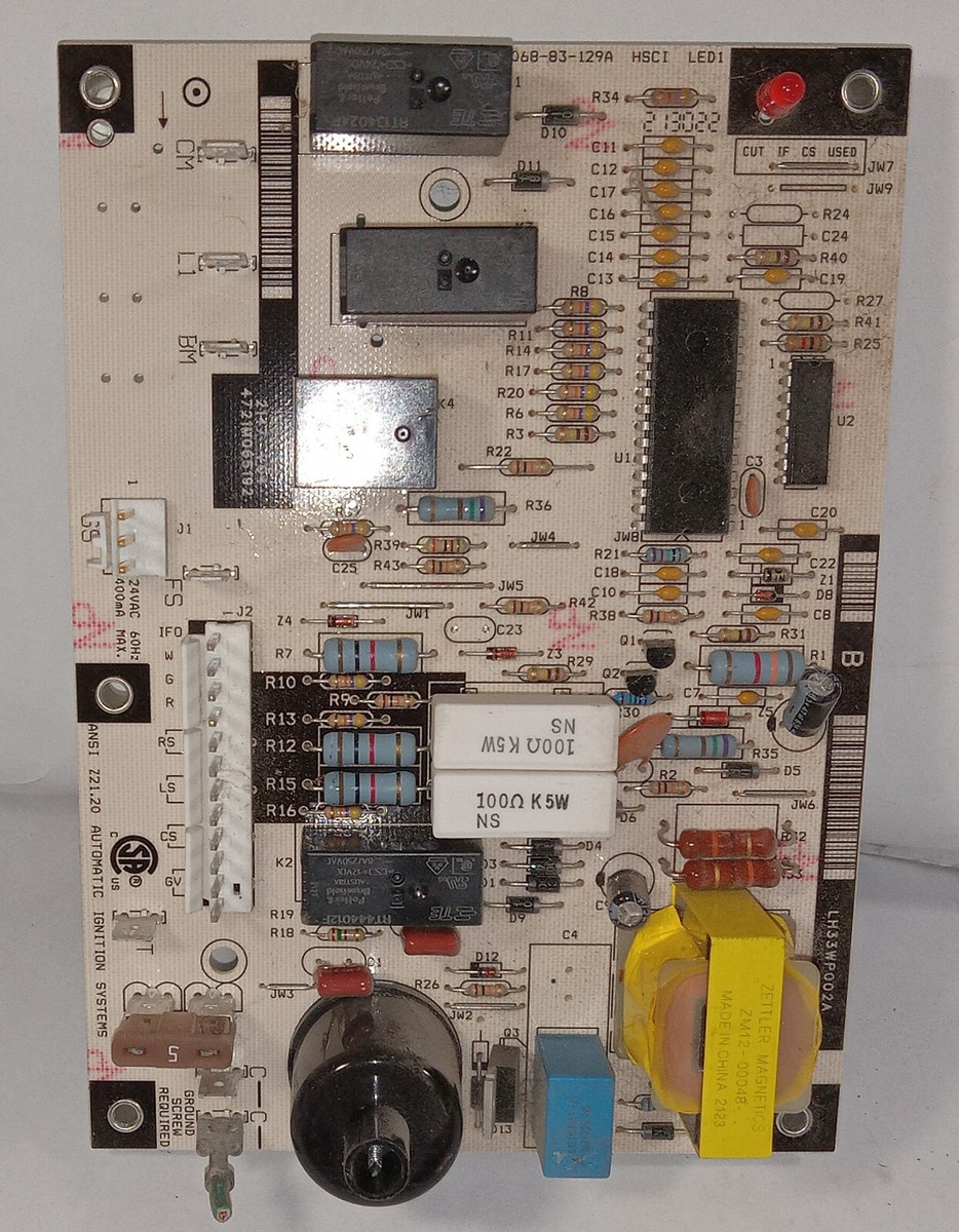 Carrier Bryant Furnace Control Board 1068-12 1068-83-129a