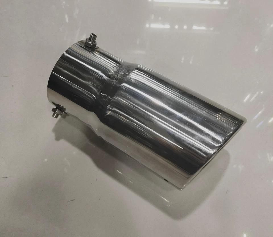 Tubo de escape silenciador punta escape trasero auto para Toyota Land Cruiser 2007-2025 1 pieza SS Foto 4 de 4