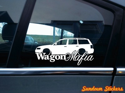 Wagon Mafia Auto Sticker Aufkleber For Vw Passat B5 Variant Kombi
