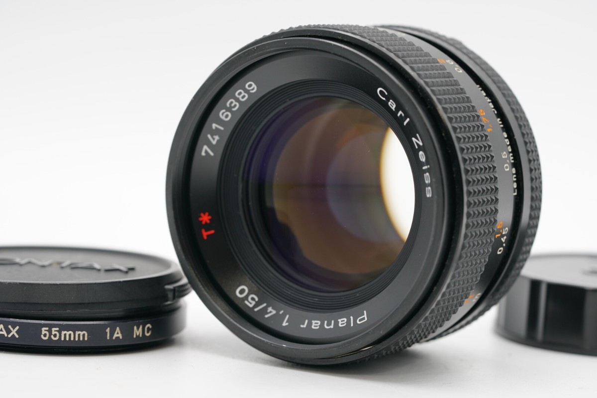 【良品】CONTAX Planar T*50mm F1.4 MMJ Near MINT] CONTAX Carl Zeiss Planar T* 50mm F1.4 MMJ C/Y MF
