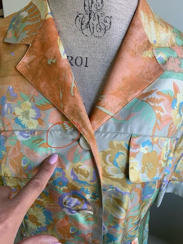 Vtg Louis Feraud 100% Silk Midi Dress Abstract Wearable Artsy sz 10 Belted Boho - Picture 8 of 22
