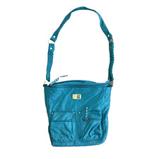 Roxy Women Leather Cross Body Shoulder Bag Purse Green