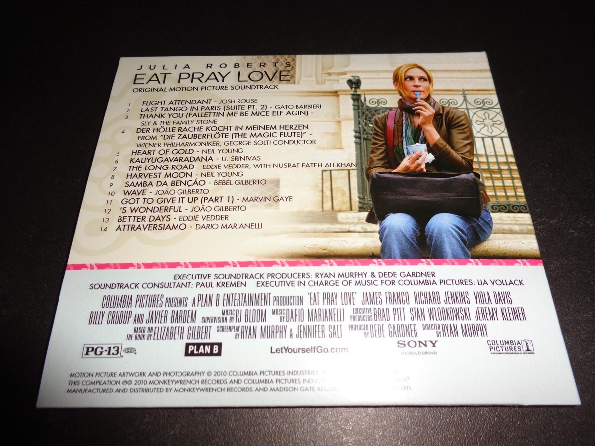 EAT PRAY LOVE-Original Soundtrack-Collectible CD w/ Neil Young