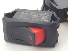 NUEVO Interruptor De Conexión Rápida Carling NEGRO On-Off Miniatura