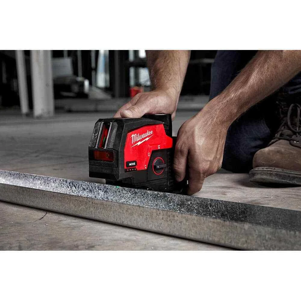 Milwaukee Laser Level Kit 12V Li-Ion Cordless Max Distance Adjustable w/Magnetic