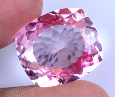 24.50 Ct Natural Pinkish Burma POUDRETTEITE Stunning Certified Loose Gemstone