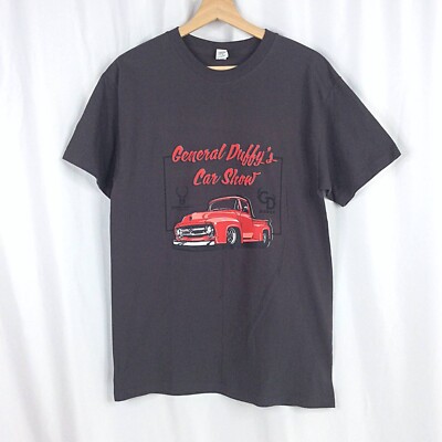 Classic Car Show T-Shirt Men Size Medium Short Sleeve Duffys Redmond Oregon 2022