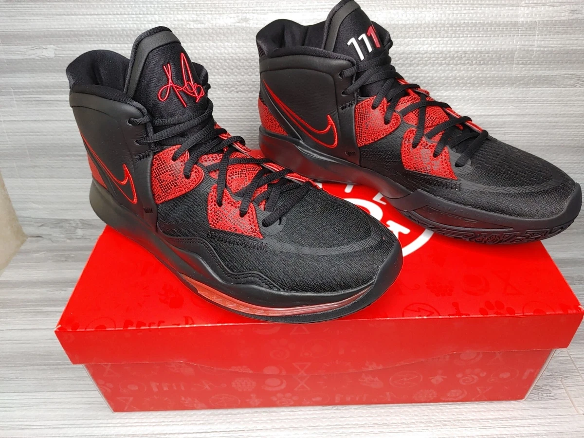 Kyrie 5 black red sale