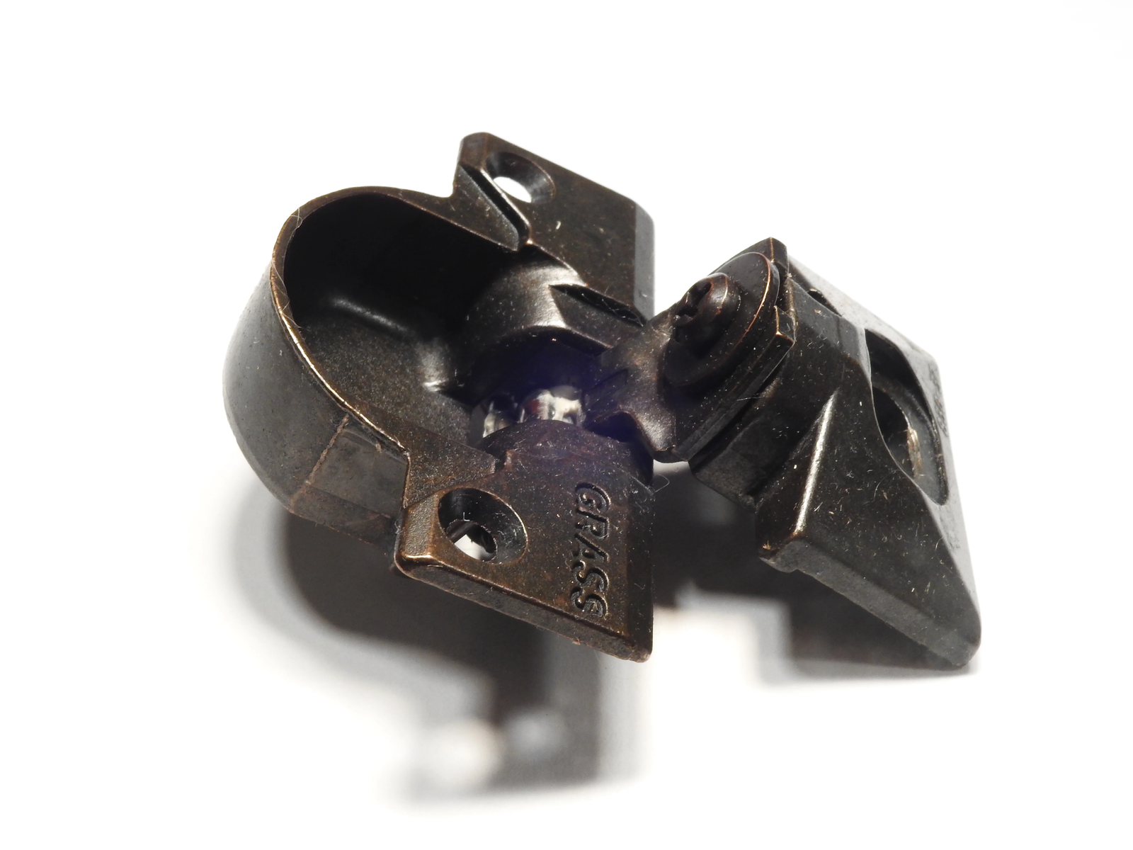 Grass 83037 Bronze Hinge and mounting plate Complete Hinge eBay