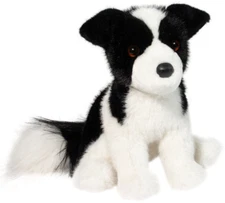 Herdie Soft 11" Border Collie Douglas Dog Cuddle Toy Stuffed Animal Plush Puppy