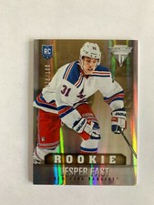 2013-14 Panini Titanium Draft Position #242 Jesper Fast 076/100 - NY Rangers