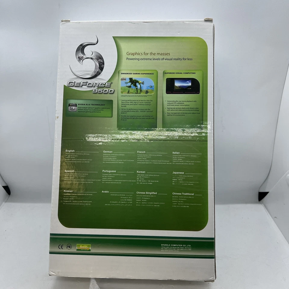Sparkle GeForce 9500GT PCIE 1024MB DDR2 (NEW OLD STOCK) (N2) - Image 3 of 4
